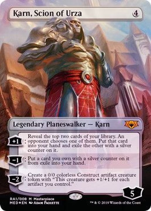 FOIL)ウルザの後継、カーン/Karn, Scion of Urza《英語》【MED-RNA】