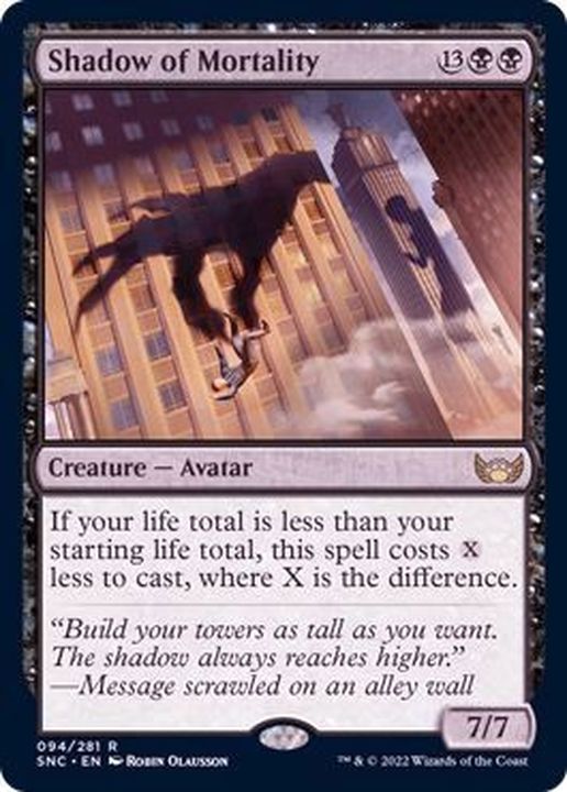 終末の影/Shadow of Mortality《英語》【SNC】