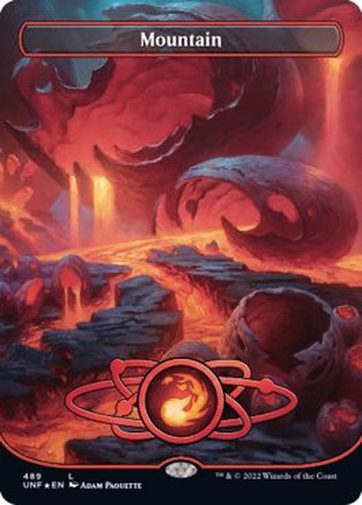 EX+](ギャラクシーFOIL)(フルアート)(489)山/Mountain《英語》【UNF】
