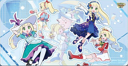 プレイマット『おしゃれを楽しむリーリエ(当選書付き/ポケモン