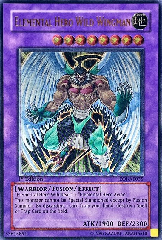 ☆旧アジア☆EHEROワイルドウィングマン【レリーフ】{EOJ-AE035