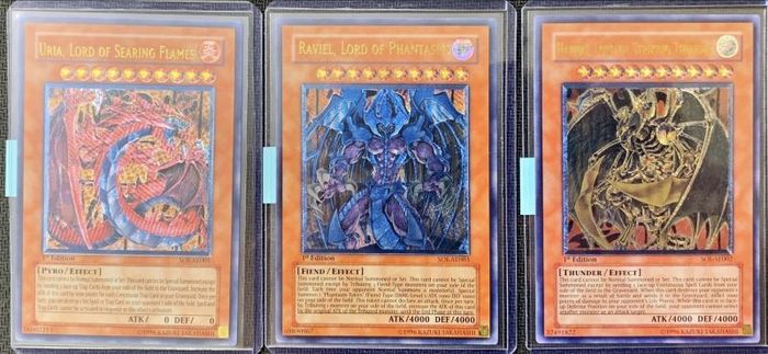 三幻魔 レリーフ3枚セット 遊戯王 三幻魔レリーフ3枚セット