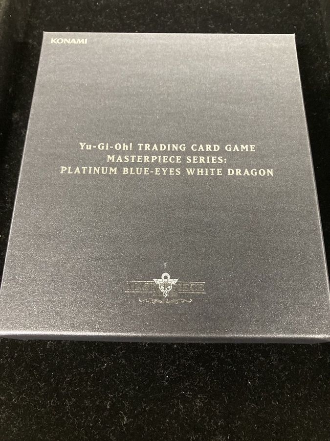 汚れ有り〕プラチナ『青眼の白龍(英語版/Platinum Blue-Eyes White