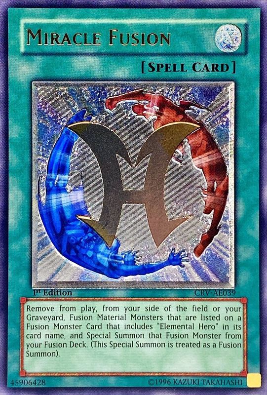 状態A-〕☆旧アジア☆ミラクルフュージョン【レリーフ】{CRV-AE039