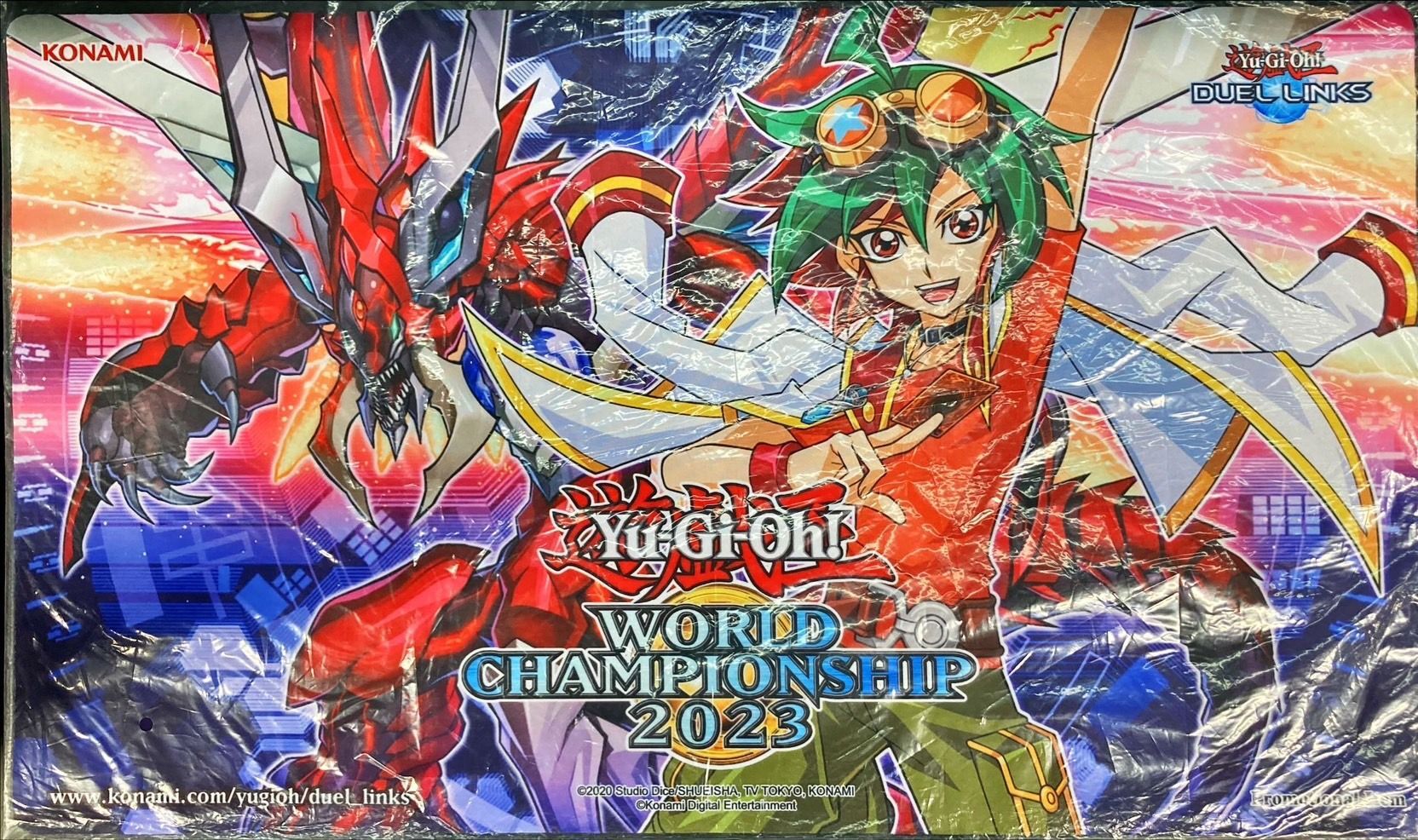 プレイマット『榊遊矢＋オッドアイズレイジングドラゴン(WCS2023