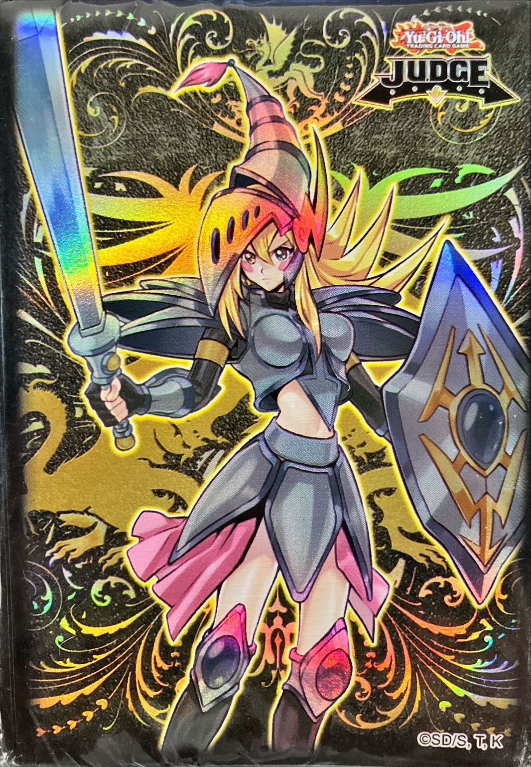 状態A-〕スリーブ『竜騎士ブラックマジシャンガール(JUDGE)』70枚入り