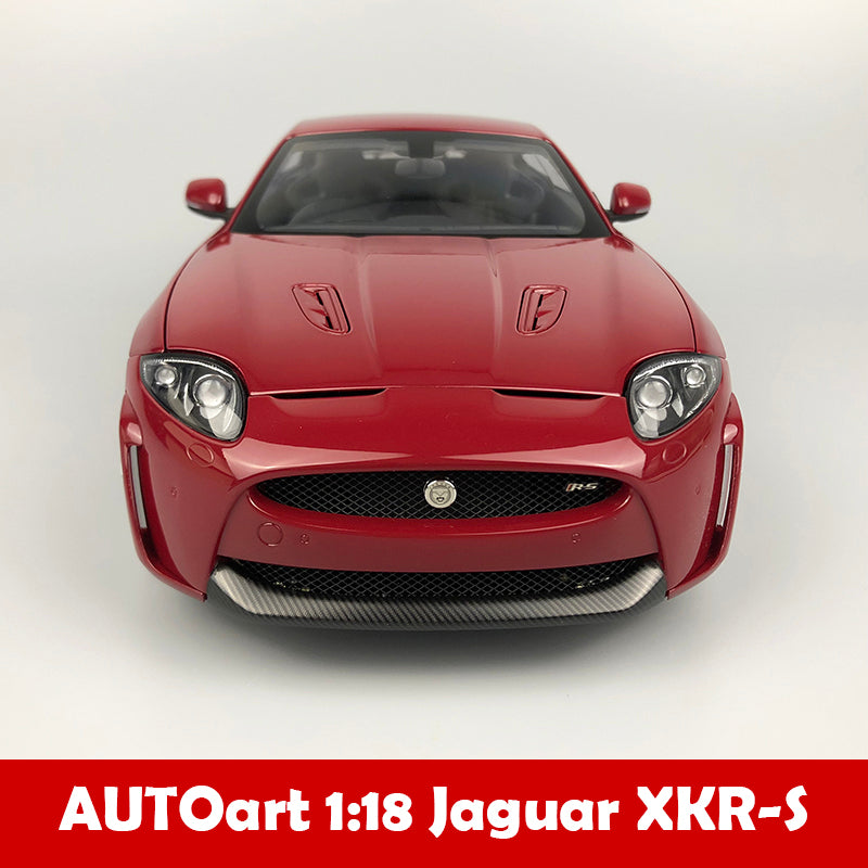 Classic rare Autoart 1/18 Jaguar Xkr-s French Racing diecast car
