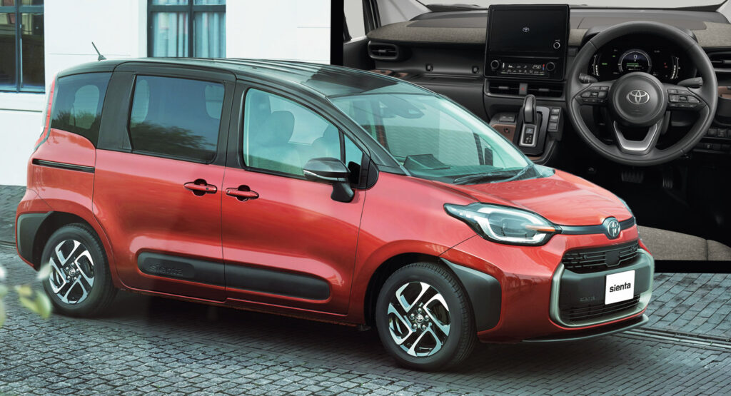 New Toyota Sienta Debuts In Japan As A 3-Row Hybrid Minivan Based