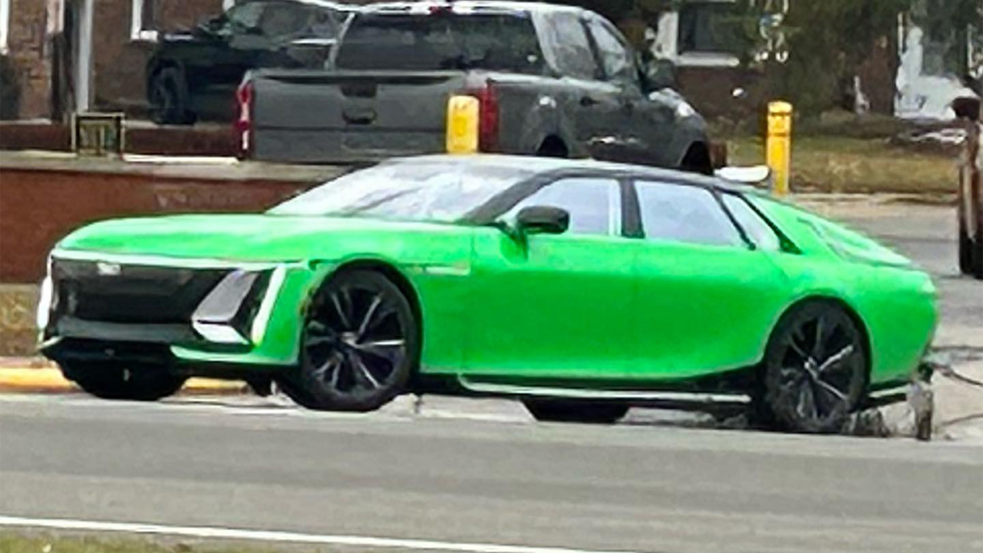 Is This Bright Green Cadillac Celestiq The 'Standard Of The World