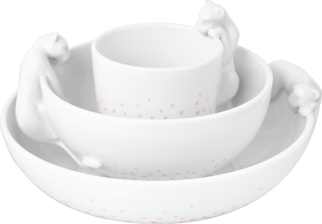 CROG000795 - カルティエ ベビー パンテール3点セット - ポーセリン