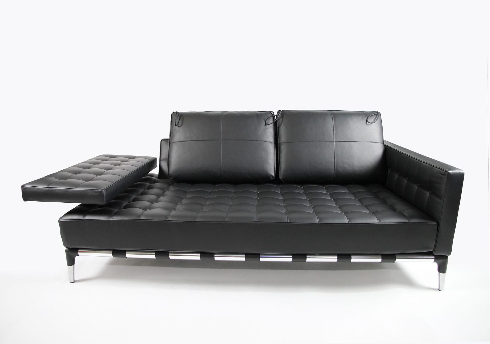 Cassina（カッシーナ）241-31 PRIVE 2人掛ワイド 黒革（13X606