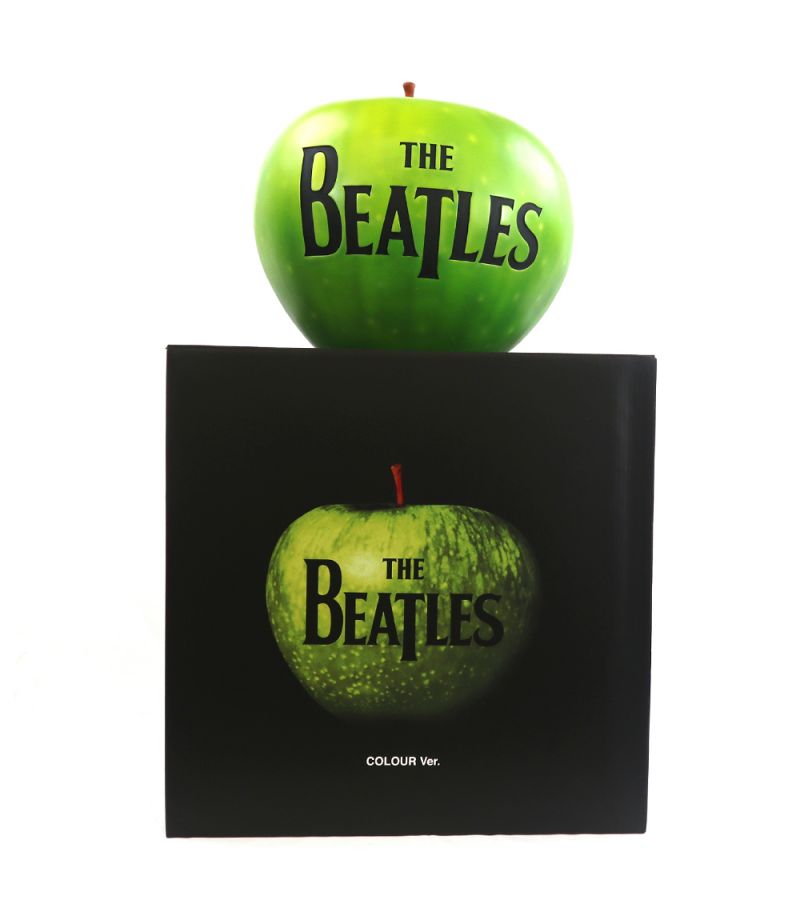 THE BEATLES APPLE STATUE COLOUR VERSION – Cadre Art