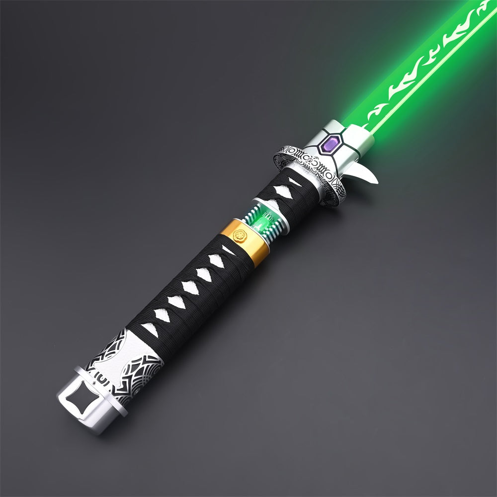 Dark Katana Neopixel Lightsaber - Samurai Inspired with Scabbard