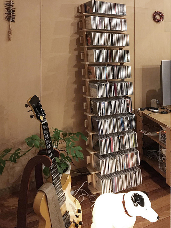 CDラック 大容量 約150枚|マルゲリータのCD収納