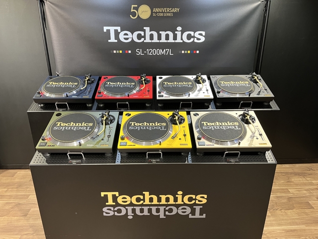 Technics、SL-1200シリーズの50周年記念モデルを発売 選べる7色展開