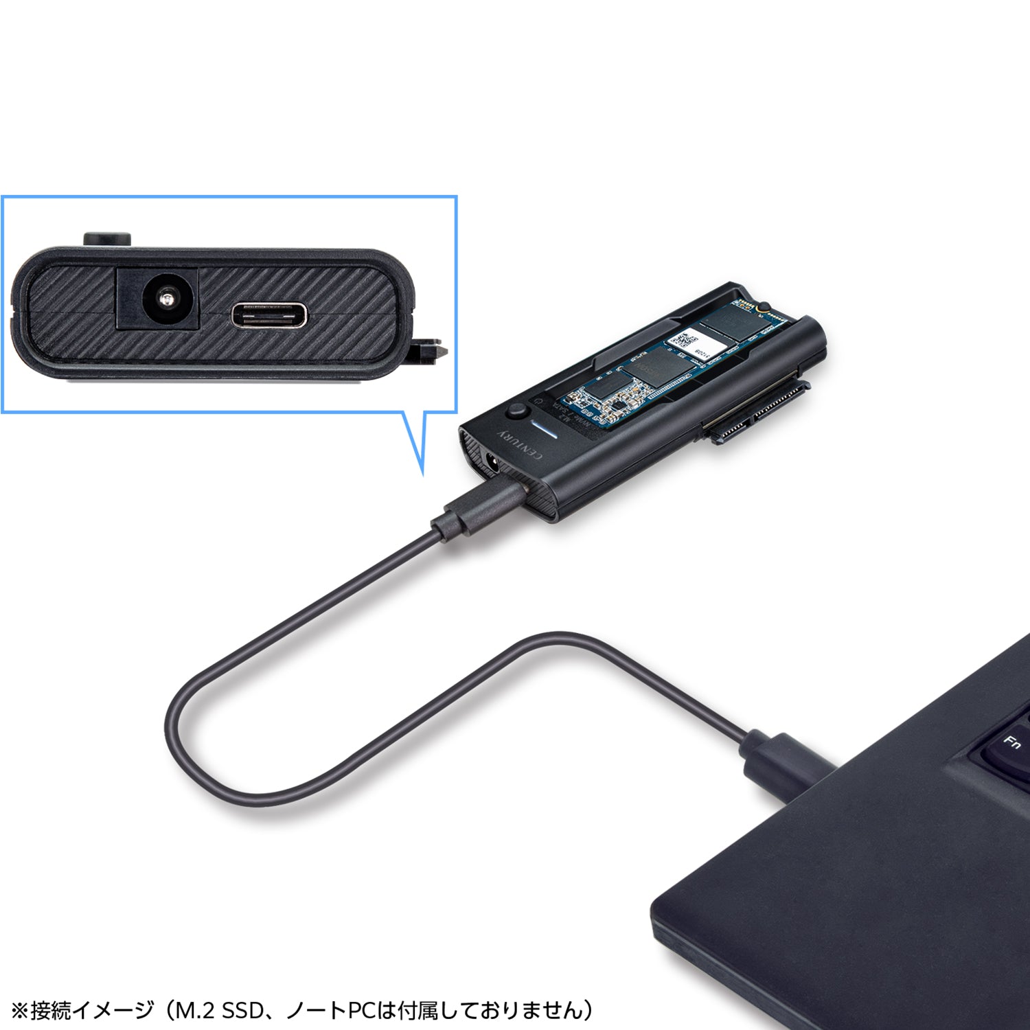 裸族の頭 NVMe/SATA [CRANSU10G] – センチュリーダイレクト