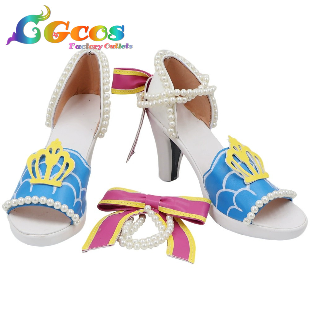 アイカツ! 大空あかり ホワイトスカイヴェール コスプレ靴 コスプレブーツ