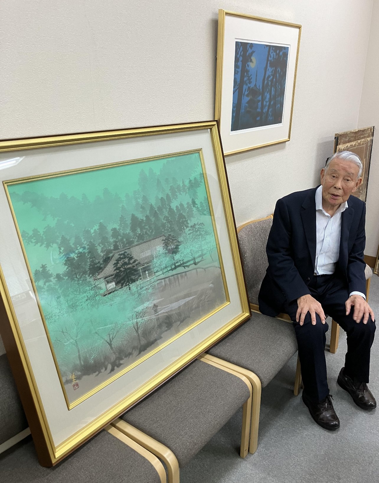 一番弟子」田渕さん文化勲章受章 師の平山郁夫さん出身地・尾道市瀬戸