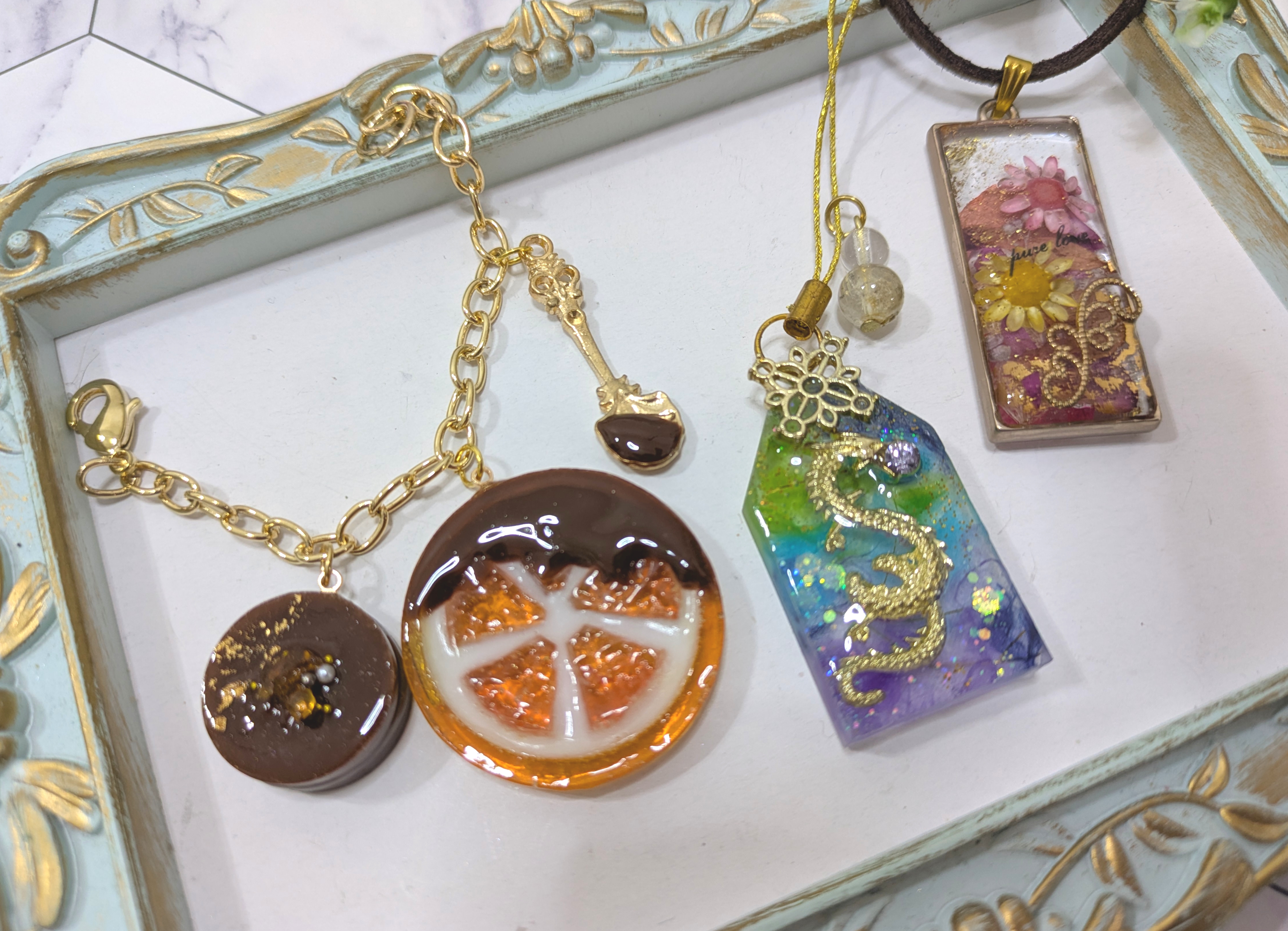 レジンアクセサリー｜講座紹介｜南大高中日文化センター｜中日文化