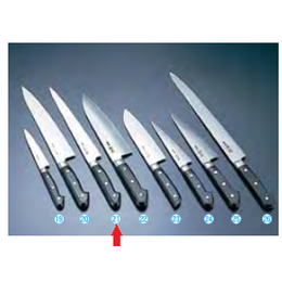 杉本 CM鋼(クローム・モリブデン鋼) 筋引(両刃) ASG-20 24cm CM2524