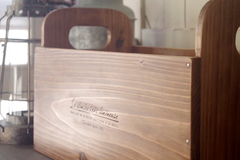 アンティーク風マガジンラック｜ヴィンテージスタイル木製雑貨｜通販