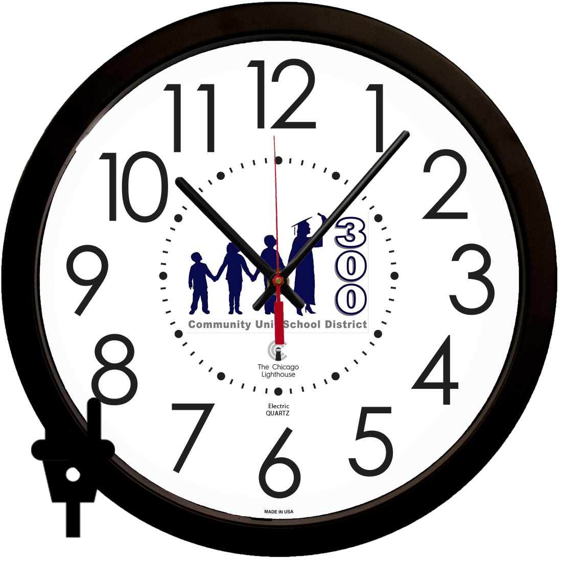 Corded Electric Movement Commercial/Residential Wall Clock | 14.5