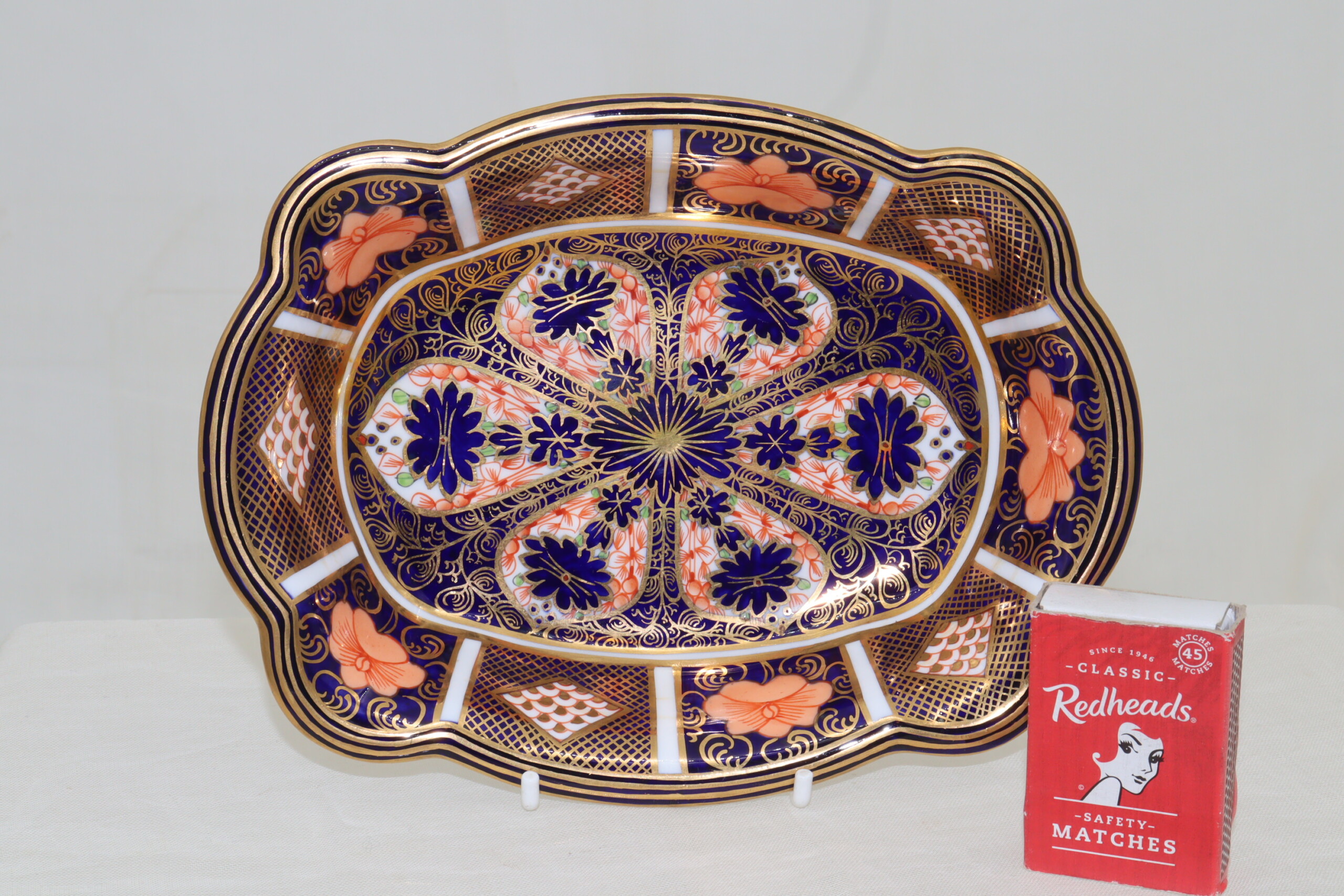 Royal Crown Derby dish Old Imari Japan pattern 1128 – China Rose