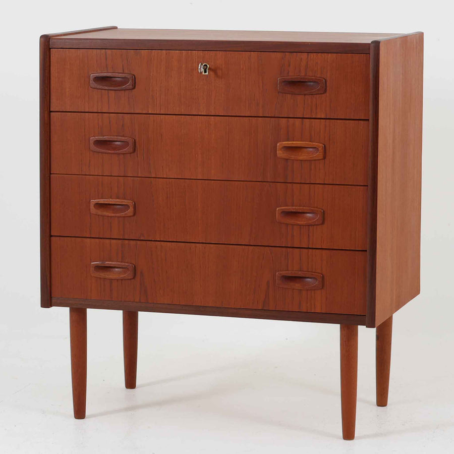 ヴィンテージ スウェーデン製 チーク×オーク 2段チェスト 仕上済