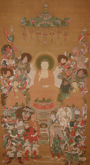 釈迦十六善神像 | 天台宗 長福寺|茨城県水戸市