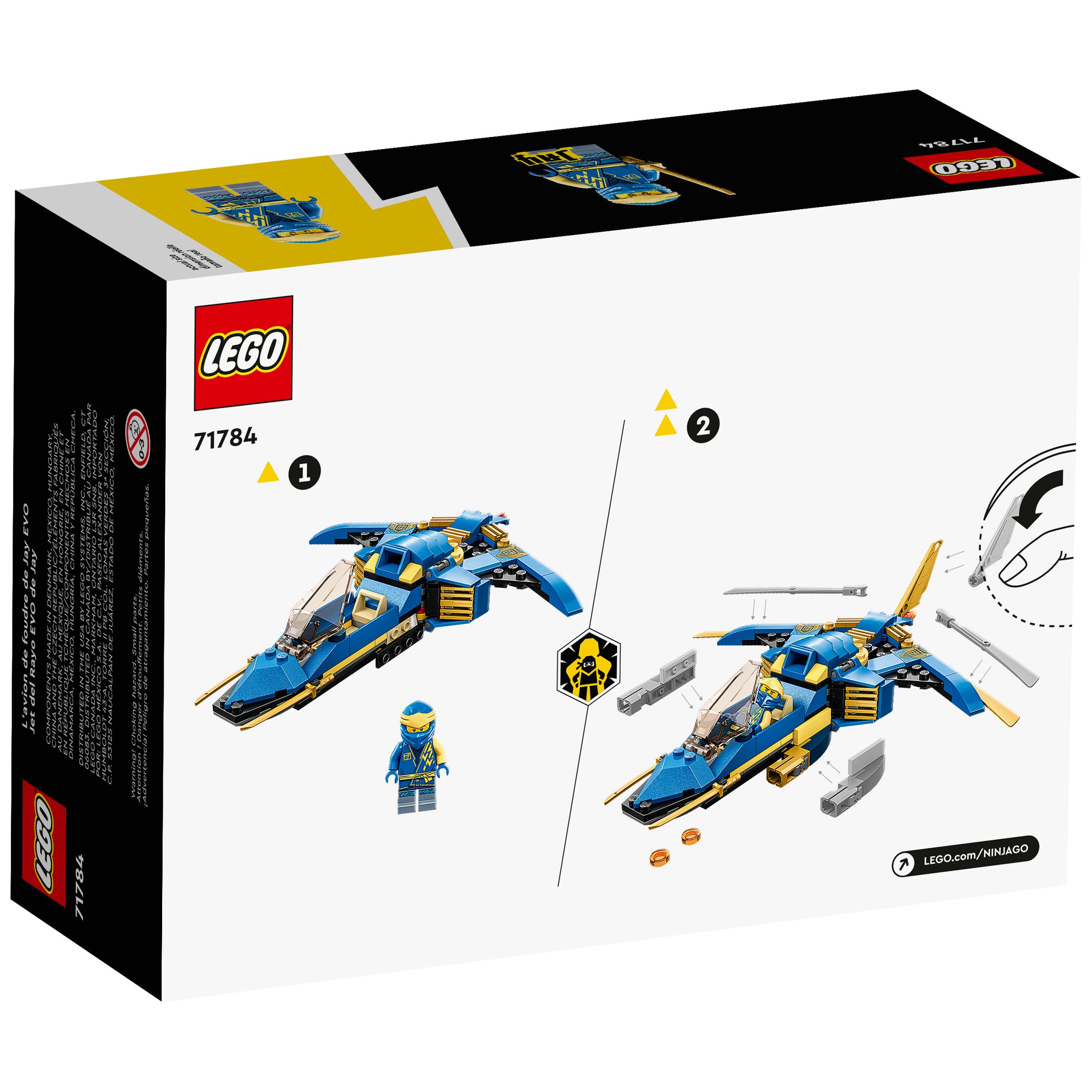 LEGO® NINJAGO® Sets: 71784 Jay's Lightning Jet EVO N