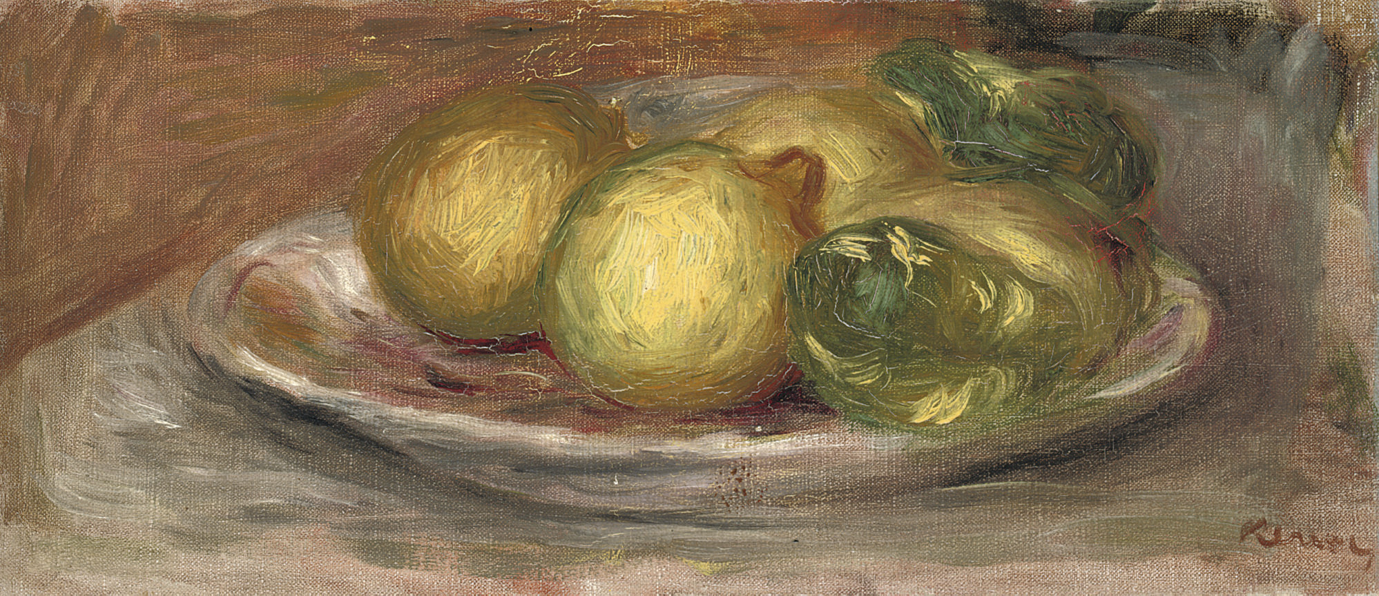 Pierre-Auguste Renoir (1841-1919) , Nature morte aux citrons