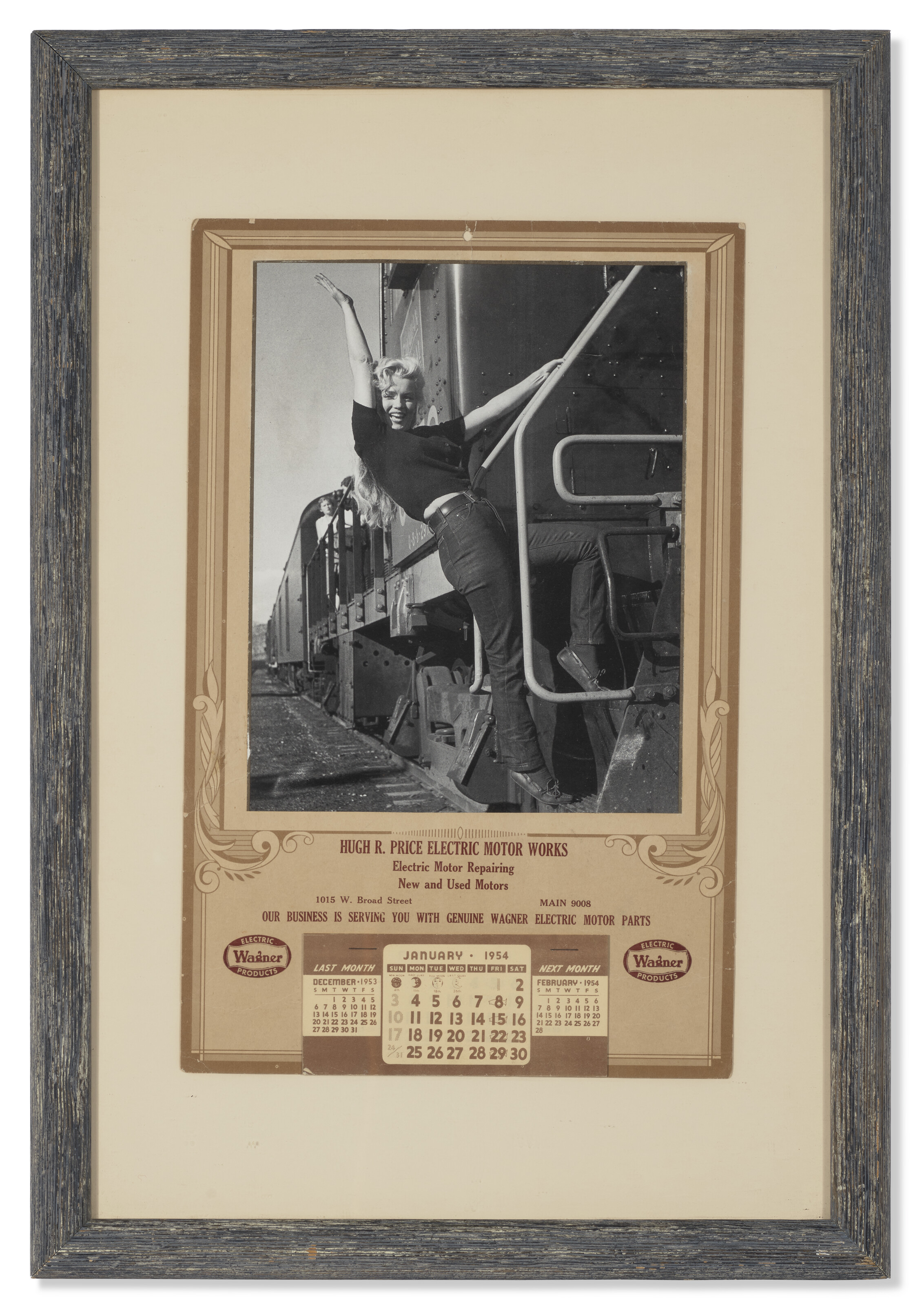 A MARILYN MONROE CALENDAR, 1954 | Christie's