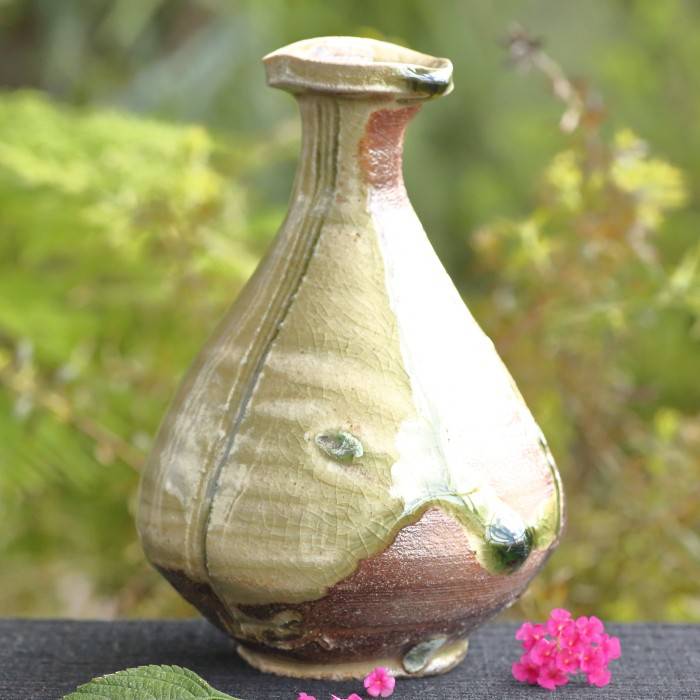 小島憲二 伊賀焼 徳利 酒器 桐箱