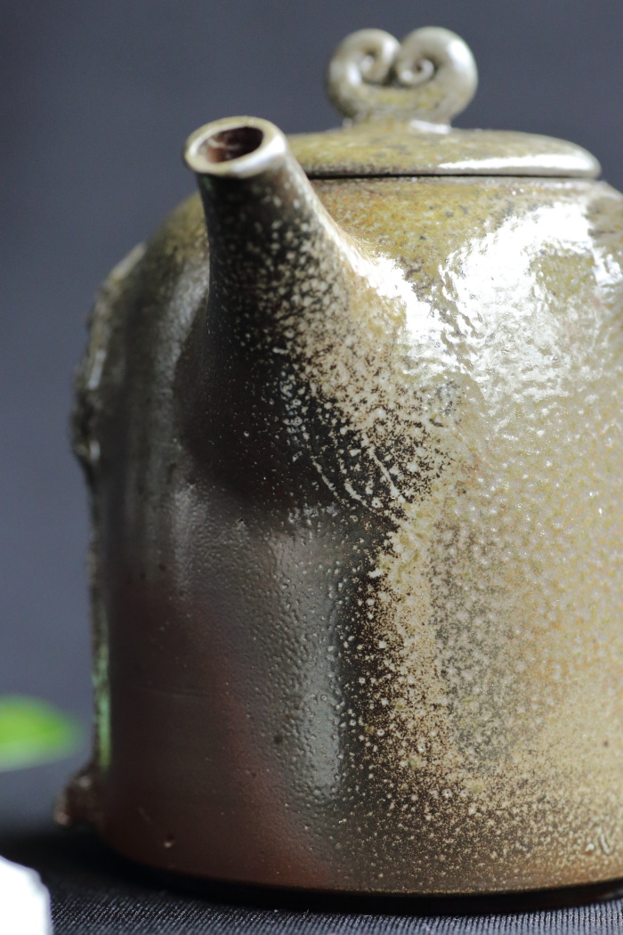 常滑市指定無形文化財小西洋平 魔神急須 常滑焼煎茶器 満270ml 穴窯焼成