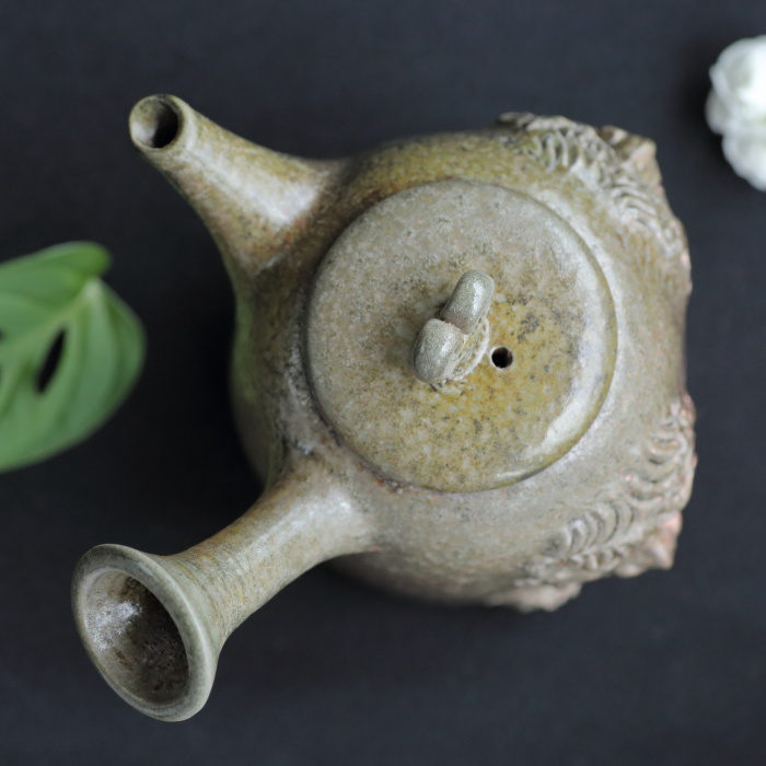 常滑市指定無形文化財小西洋平 魔神急須 常滑焼煎茶器 満270ml 穴窯焼成