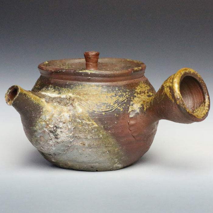 森本良信 備前急須 穴窯焼成煎茶器 備前焼 満容量350ml