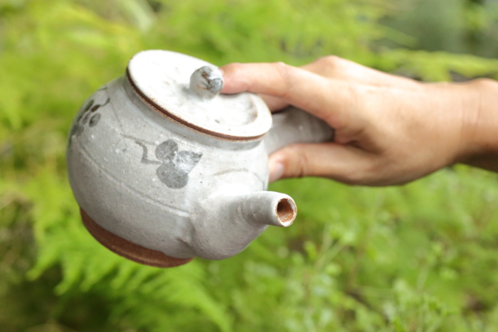 藤ノ木土平 絵唐津急須 満容量450ml 唐津焼作家もの茶器 登り窯焼成