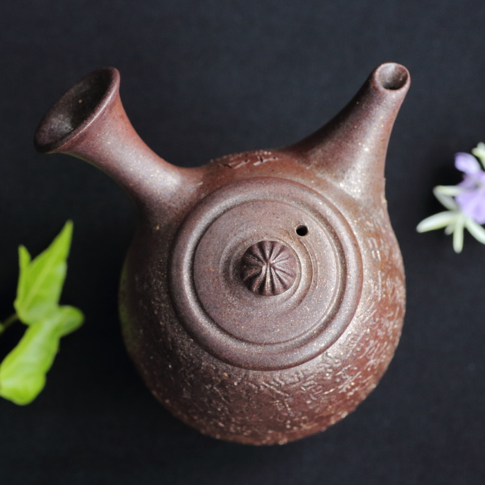 常滑市無形文化財小西洋平 般若心経急須 満容量270ml 穴窯焼成 名匠の