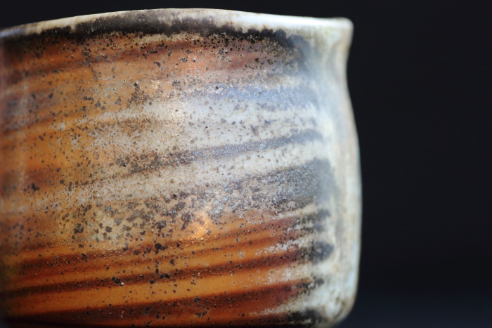 松井興之 備前練上ぐい吞 岡山県重要無形文化財保持者 登窯焼成陶酒器