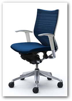 オカムラ バロン グラデーションサポートメッシュ ローバック CP83BW-FGR