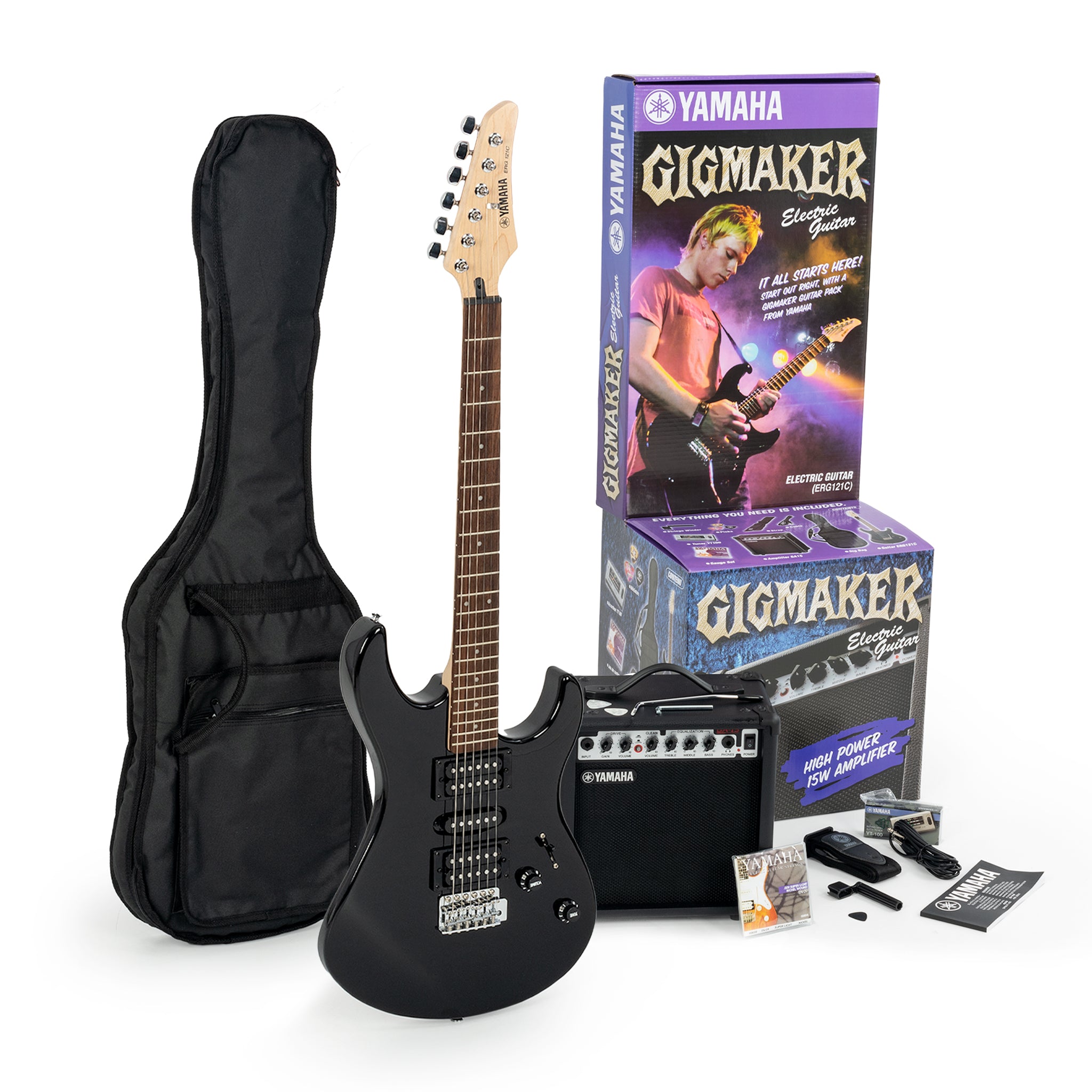Yamaha Gigmaker ERG121 MKII 4/4 electric guitar pack | Chamberlain