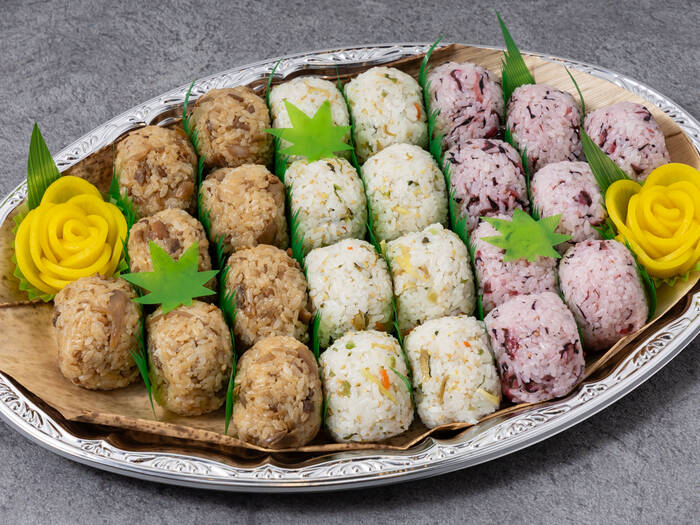 1人3個〉おにぎりオードブル｜日本橋浜町えび寿屋 - シェフコレ