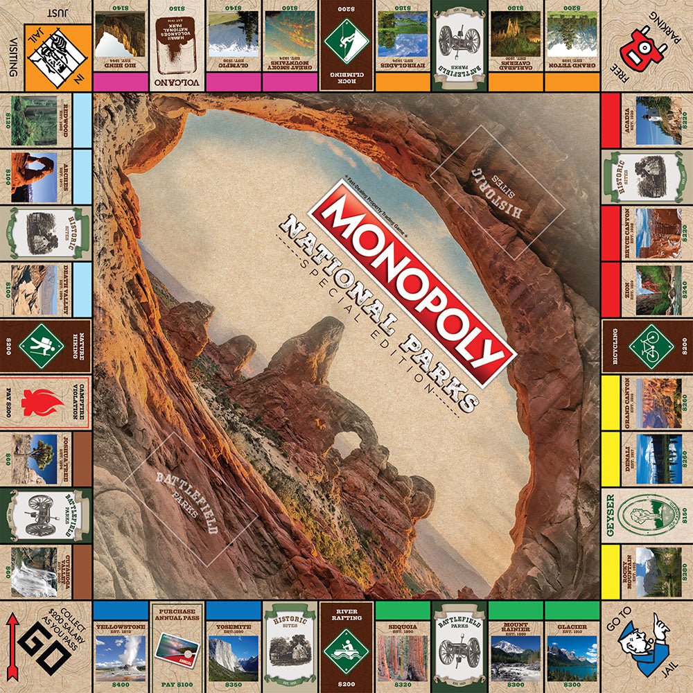 Monopoly Board Game - National Parks Edition