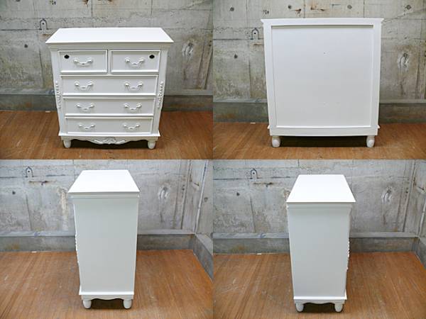 Rubanchou】リュバンシュ 4段チェスト 吉川ひなの家具 ロココ調 可愛い