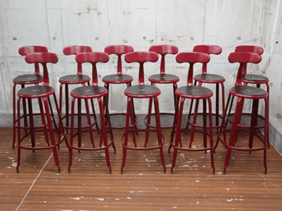 Fer Travail】NICOLLE CHAIR 75 ニコルチェア レッド コンランショップ