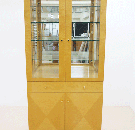 IDC大塚家具】スプレンダー バーズアイ メープル 最高級 飾り棚