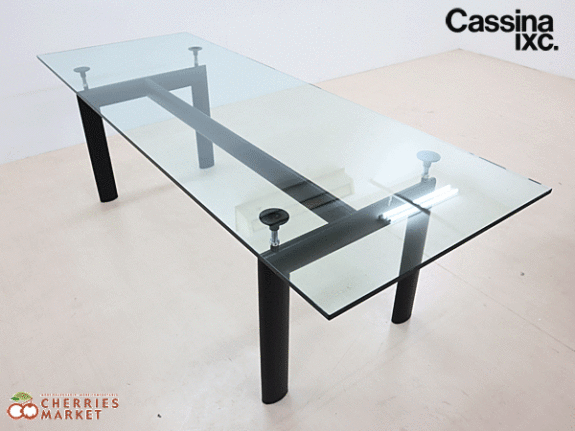 Cassina】カッシーナ LC6 テーブル/ガラステーブル/ダイニングテーブル
