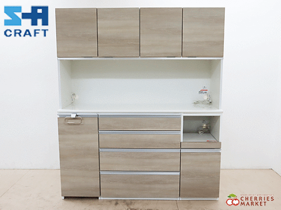 SA CRAFT】エスエークラフト HYシリーズ キッチンカウンター/食器棚