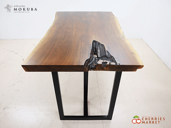 ATELIER MOKUBA】関家具工房 木馬 一枚板 ダイニングテーブル センター
