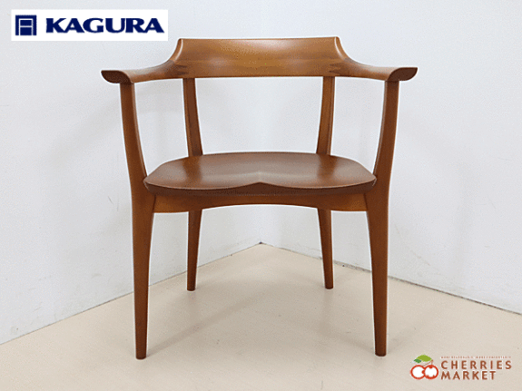 家具蔵】KAGURA 無垢材 ARMCHAIR VOGUE Ⅱ 無垢材 アームチェア